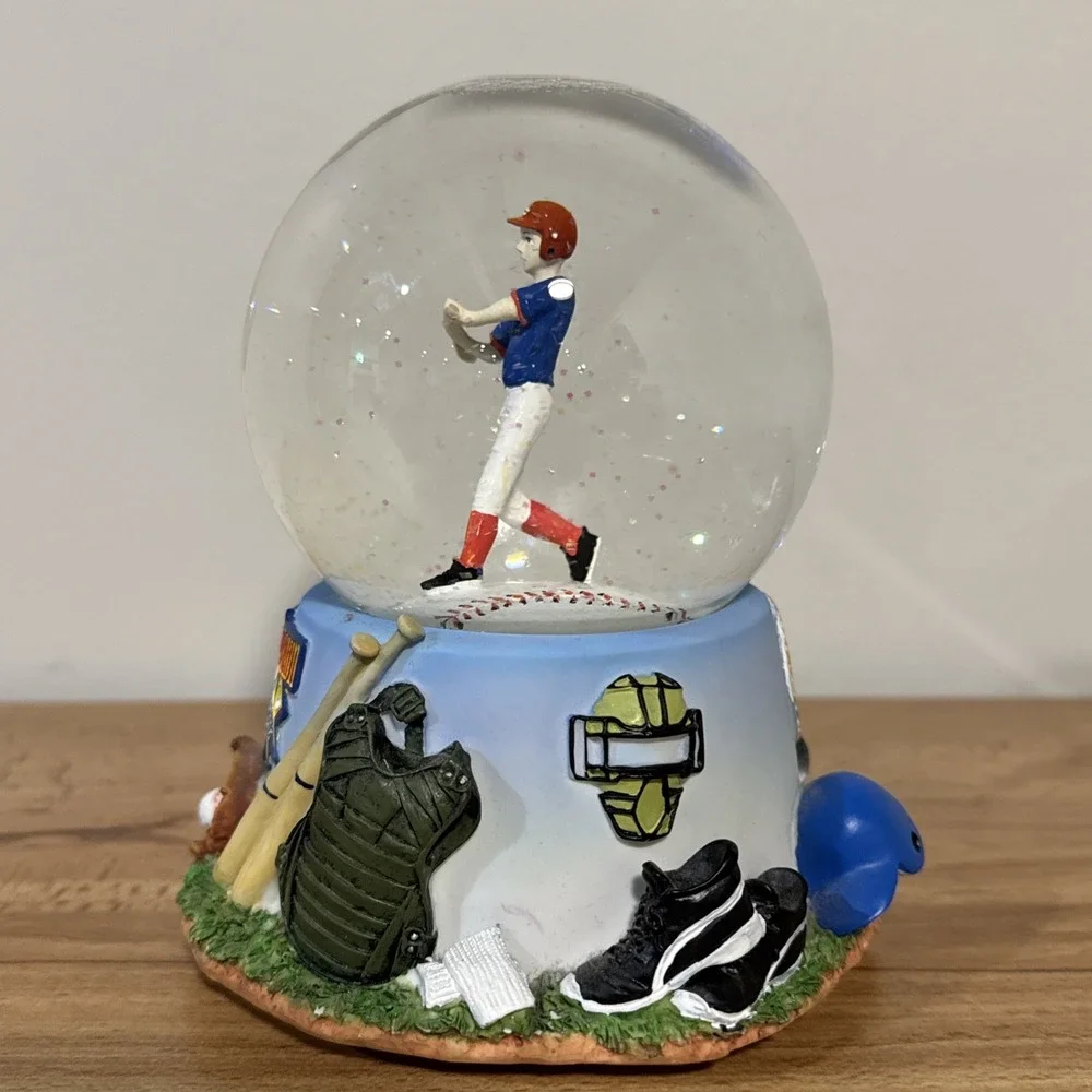 Cooperstown Dreams Park Little League Baseball Snow Globe Take Me Out Ballgame